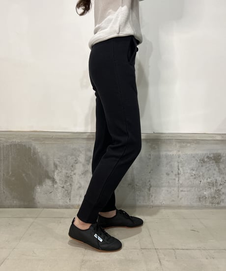 ［残り僅か］The White Briefs/Lady's コットン&ウールパンツ/ブラック
