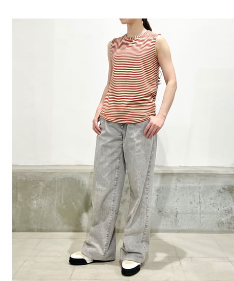 コットン＆リネンノースリーブ／アランチャ