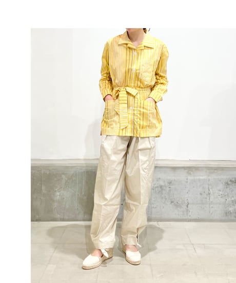 CLOSED/Organicコットンパンツ/Ivory・Navy