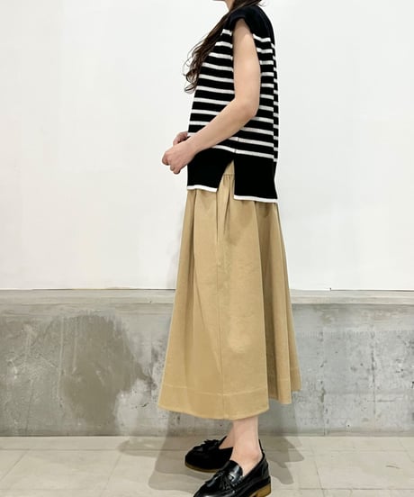 CLOSED/ニットベスト/Black stripes