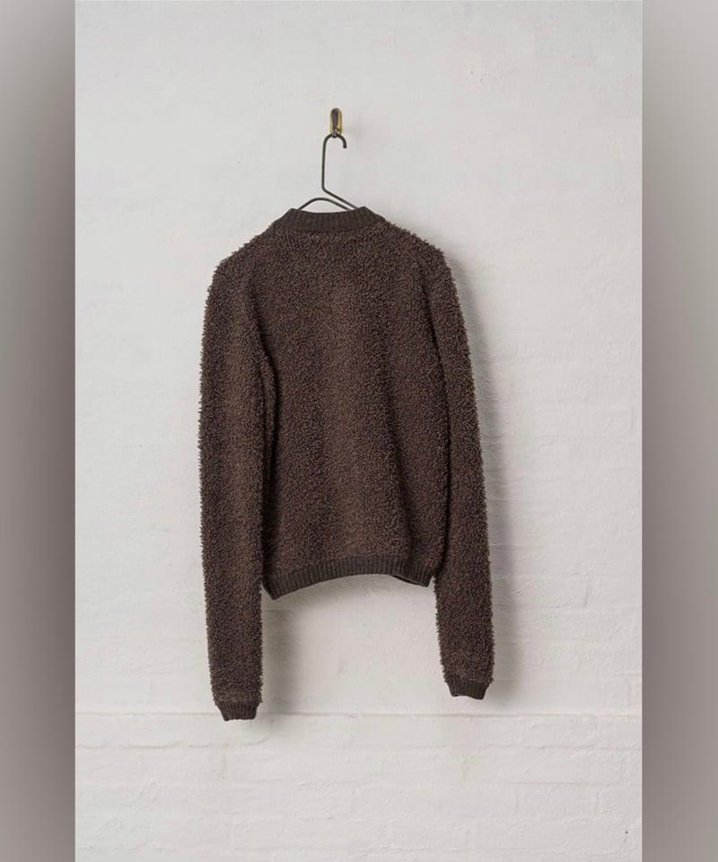 MJ.Watson/カシミヤ混テディニット・カーディガン/モカブラウン | ETTA