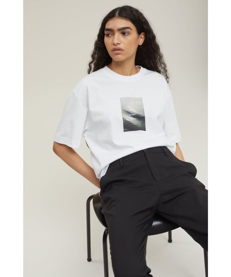 CLOSED Men's/Organic [SLOW GLOW]T-ｼｬﾂ/ﾌﾟﾘﾝﾄ
