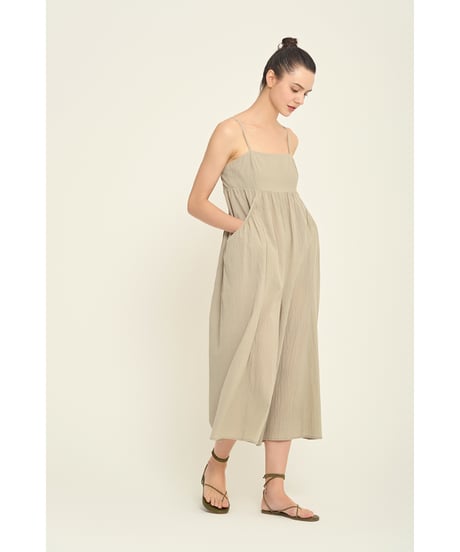 Cotton 100% / Jump suit / Dry Thyme