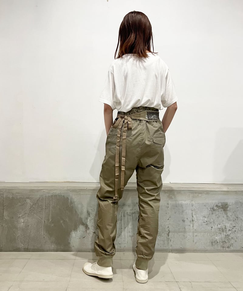 SPOLOGUM Unisex ベルト付きベージュ/パンツ | ETTA