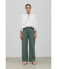 【残り僅か】Double Gauze/Washed Pant/Mineral green