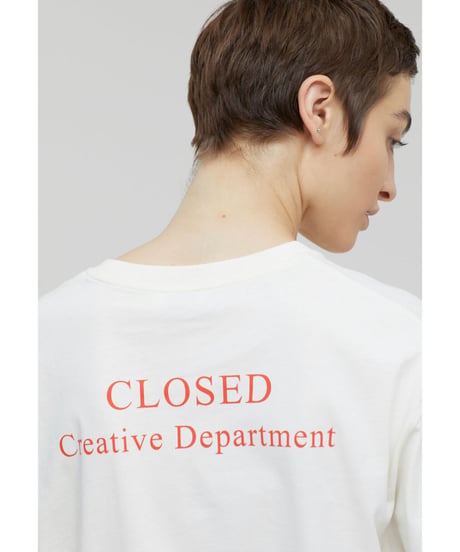 【残り僅か】CLOSED/Organic logoTシャツ/Cream