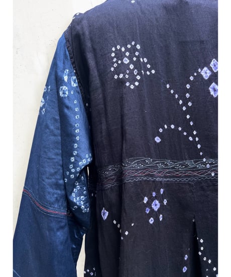 【残り僅か】injiri Newコットン＆シルク/絞り染めドレス