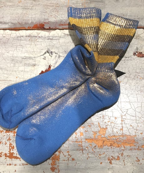 ｼｰｱｲﾗﾝﾄﾞｺｯﾄﾝ箔ﾌﾟﾘﾝﾄｿｯｸｽ/ｱｽﾞｰﾛ×ﾌﾞﾛﾝｽﾞ