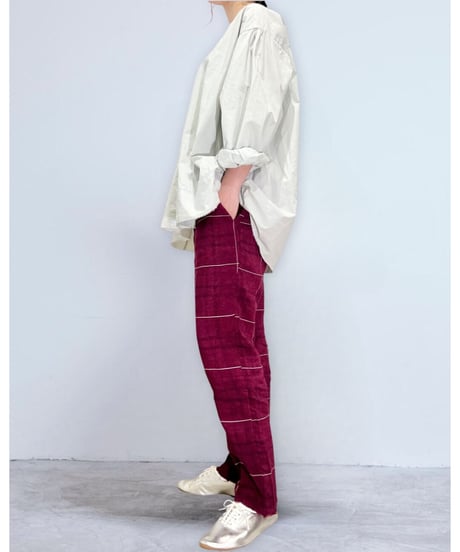 【残り僅か】Aequamente/コットントップス/オイスターグレー