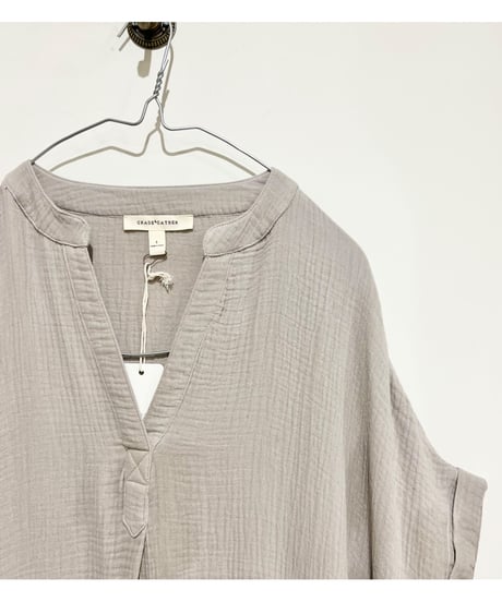 【残り僅か】Cotton Gauze/Midi Dress/Haze