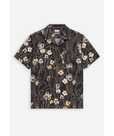CLOSED Men's/フラワープリントシャツ/Black