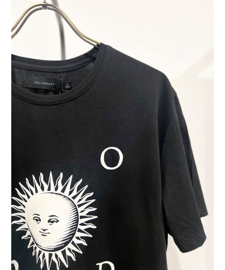 Tee Library/スーピマコットンTシャツ/Mood Black