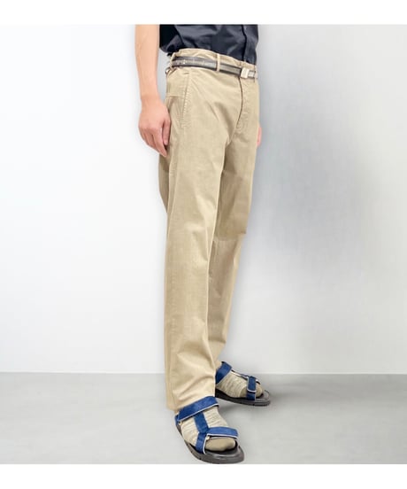 Men'sコットンストレッチパンツ/HannohWessel/ベージュ
