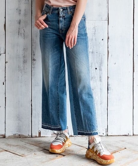 【残り僅か】CLOSED Lady'sレースアップスニーカー/Amaranth red