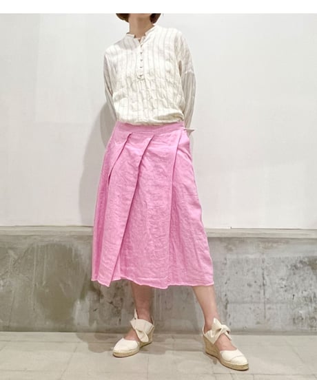 Lady'sリネンスカート(ローズ)/HannohWessel
