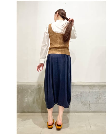 CLOSED/リネンニットタンクTOP/Brasil nut