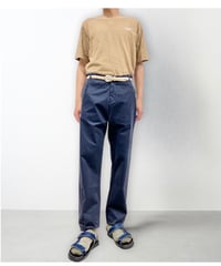 Men'sコットンストレッチパンツ/HannohWessel/ネイビー