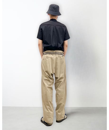 Men'sコットンストレッチパンツ/HannohWessel/ベージュ