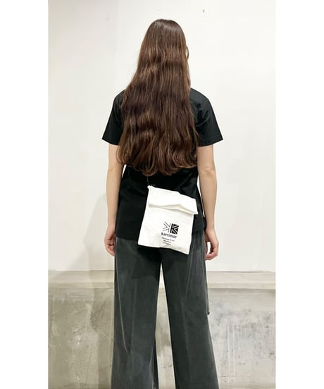 【残り僅か】Karrimor+Transit/Men'sサコッシュ付Tシャツ/ブラック