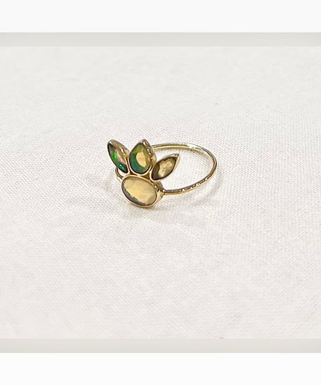 【残り僅か】nina des criquets/Opal design ring/4sr-01