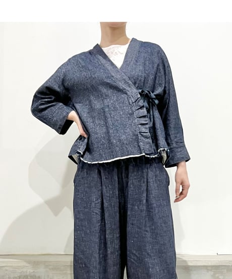 Mamab./リネンジャケット/デニム