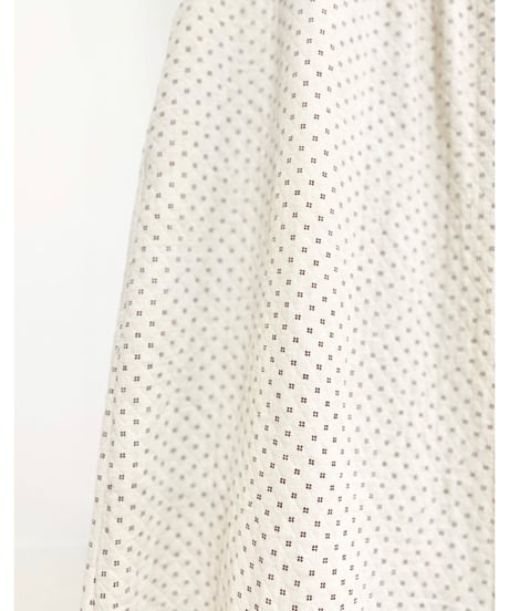 Dot Relaxed Pants/Cotton 100%/Ivory