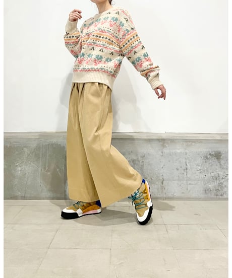 【残り僅か】CLOSED Unisex レースアップスニーカー/Golden brown