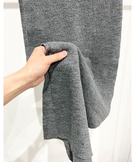 V::room〔Via SPARE〕/ウール100％マフラー/グレー