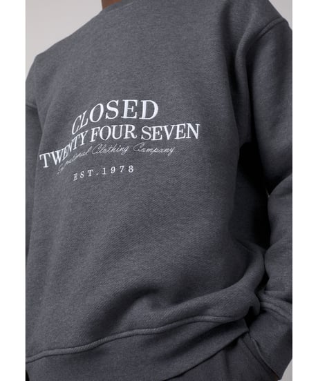 CLOSED Men's/ｵｰｶﾞﾆｯｸ裏毛ｽｴｯﾄ/Classic embroidery