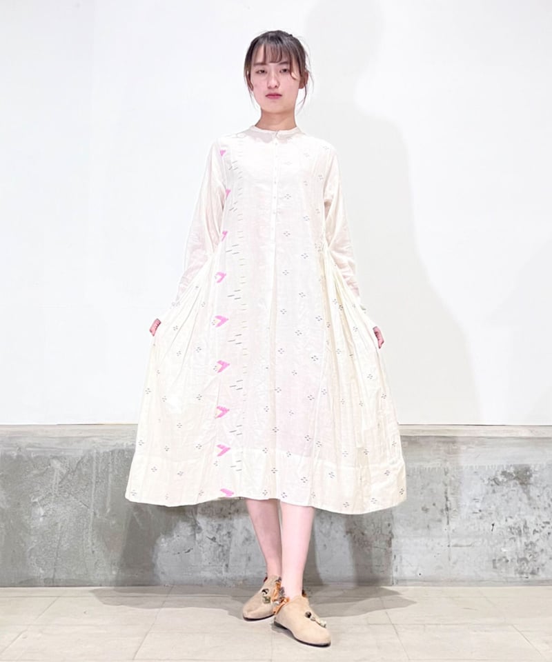 INJIRI インド シルクワンピース