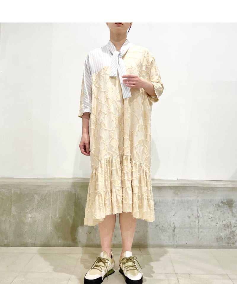 d-due ワンピース D-due ディデュエ ワンピース 黒とストライプの