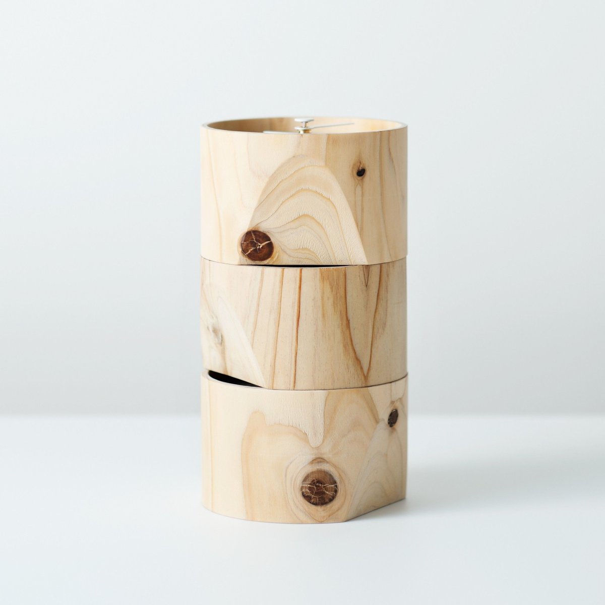多分　松？の丸年輪台 年輪の置時計 【販売終了】 | more trees store【JP】