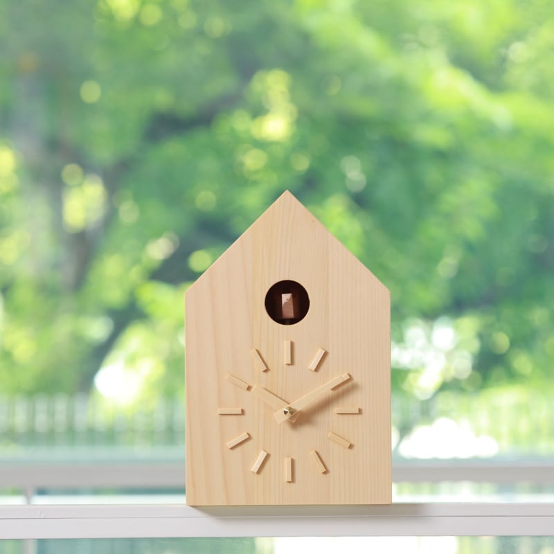 鳩時計　more trees 深澤直人デザイン　scope購入 掛け時計 more trees モア トゥリーズ 鳩時計 掛時計 はと時計 かけ