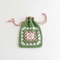 編みものキット「モチーフミニ巾着ポーチ」BO-46