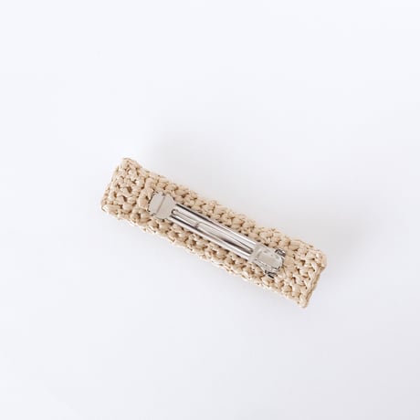 糸キット「夏の模様編みバレッタ：」B9-05