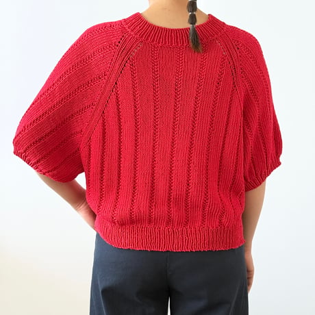 糸キット「トップダウンのサマーラグランセーター」B67-01