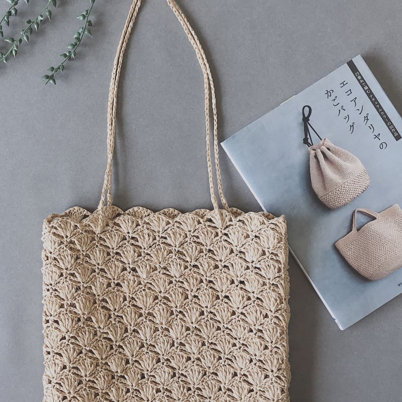 糸キット「スカラップトートバッグ」B5-04 | 手編みのお店 / SPOOL 