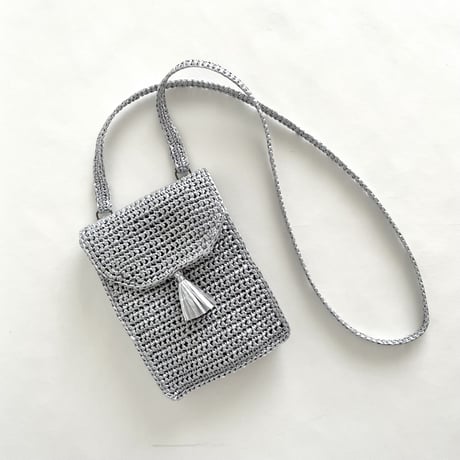 糸キット「タッセル付きポシェット」B37-01