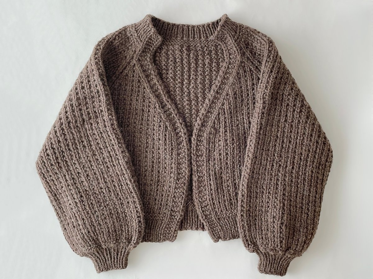 糸キット「バルキーカーディガン」B51-02 | 手編みのお店 / SPOOL