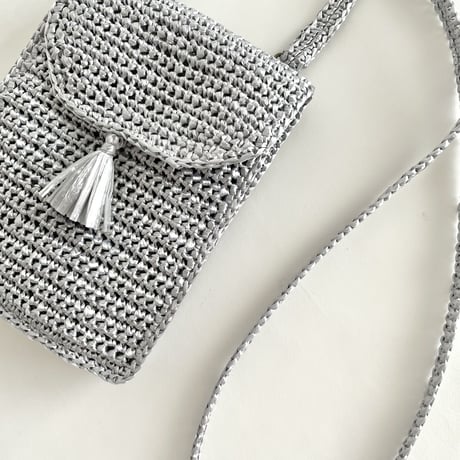 糸キット「タッセル付きポシェット」B37-01