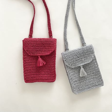 糸キット「タッセル付きポシェット」B37-01