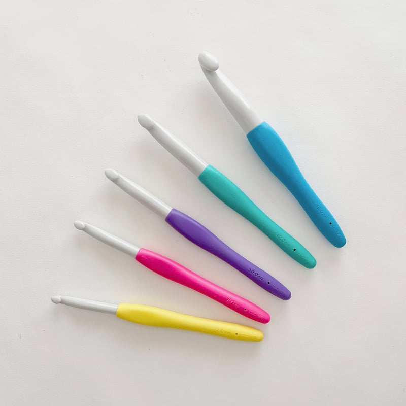 編みものツール「アミュレ ジャンボかぎ針」クロバー／ C-02 | 手編み