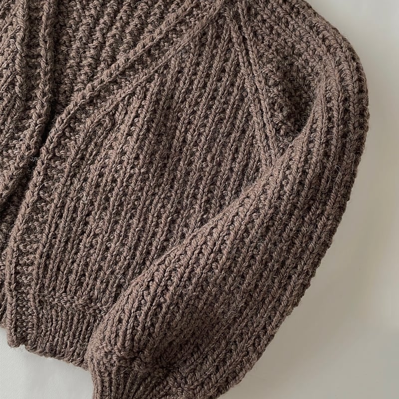 糸キット「バルキーカーディガン」B51-02 | 手編みのお店 / SPOOL