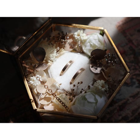 リングピロー/リングケース 【White】