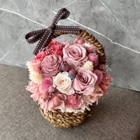 プリザーブドフラワーアレンジメントギフトPINK#3 | Natural Wedding Bo