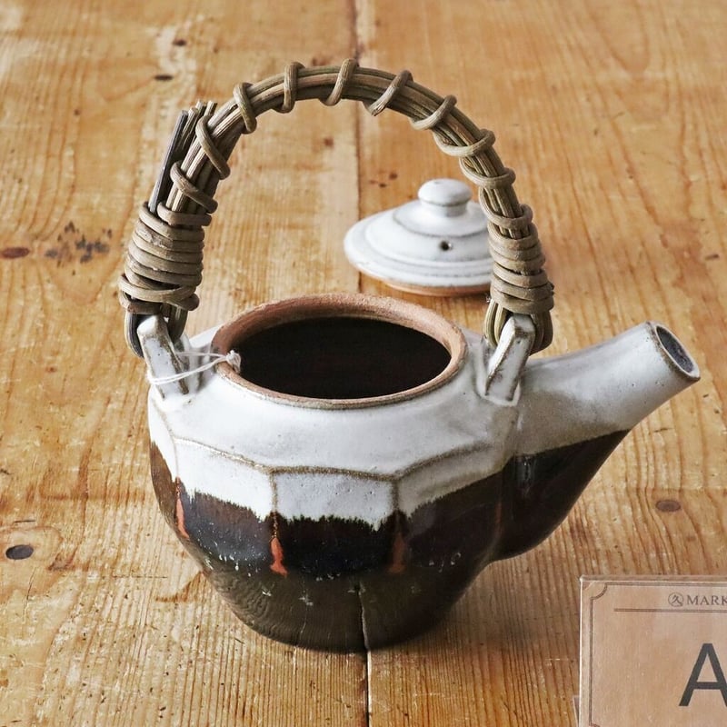 俊彦窯 清水俊彦 面取り土瓶 掛分け A | MARKUS