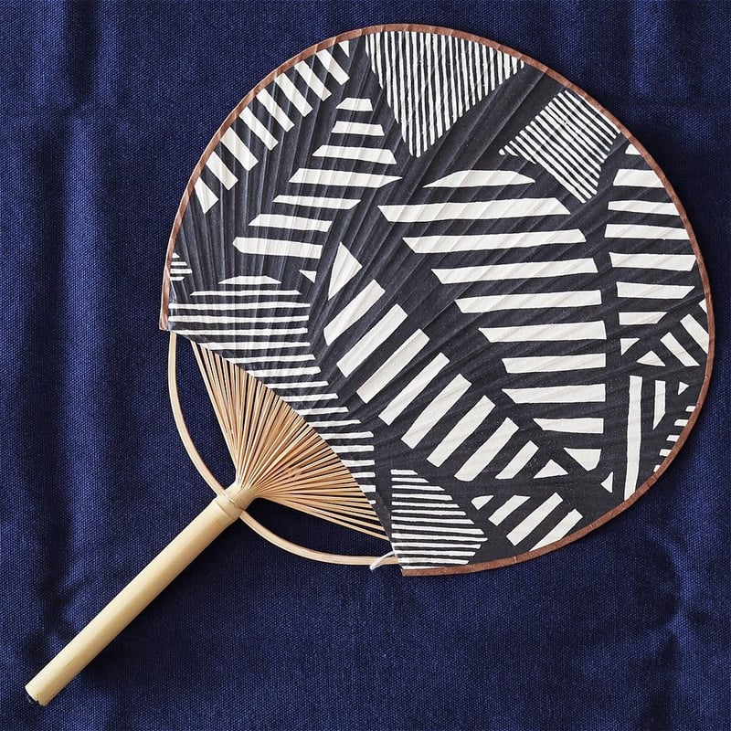 石北 有美 型染め団扇 バイマイ | MARKUS