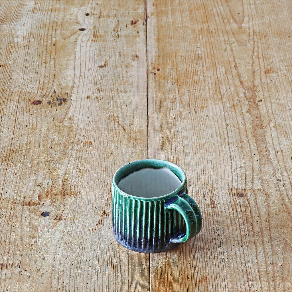 宋艸窯（竹之内 琢） マグカップ 緑 | MARKUS