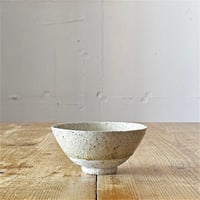 田中 大喜　胡麻灰釉 飯椀