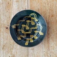 slip works 今津加奈　 9寸リム深皿　BK